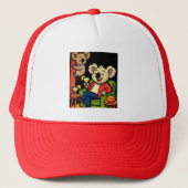 Geen zorgen, gewoon nippen trucker pet (Voorkant)