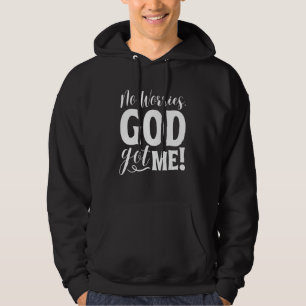 Geen zorgen, God heeft me Christelijk van Afrikaan Hoodie