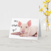 GEEN ZORGEN, HET VARKEN "60" IS NIET ZO SLECHT!!! KAART (Gele Bloem)