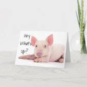 GEEN ZORGEN, HET VARKEN "60" IS NIET ZO SLECHT!!! KAART (Voorkant)