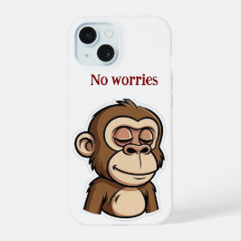 geen zorgen Hoesje iPhone 15 Case
