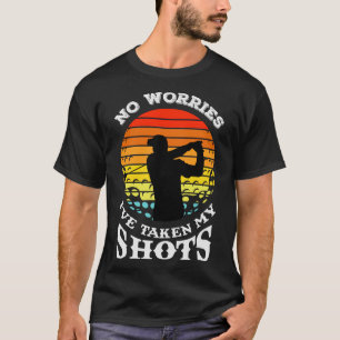 Geen zorgen, ik ben ingeënt t-shirt