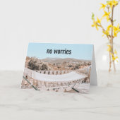 Geen zorgen, ik heb je rug - kaart (Gele Bloem)