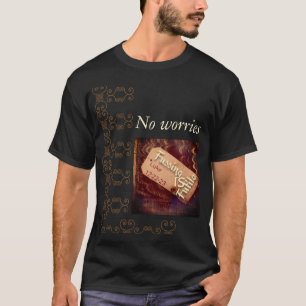 Geen zorgen Luke 12:25 T-shirt