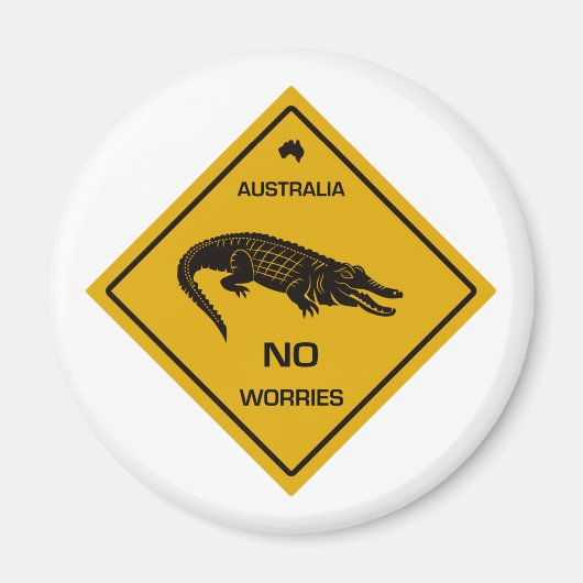 Geen zorgen magneet (Voorkant)