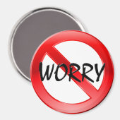 Geen zorgen magneet (Voorkant / Achterkant)