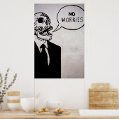 Geen zorgen poster (Keuken)