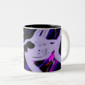 Geen zorgen tweekleurige koffiemok (Voorkant rechts)