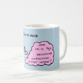 Geen zorgen voor de dag van morgen mok (Voorkant rechts)