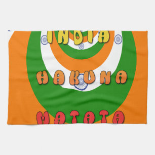 GEEN ZORGEN VOOR INDIA THEEDOEK