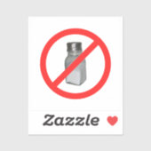 Geen zout sticker (Vel)