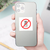 Geen zout sticker (Telefoon)