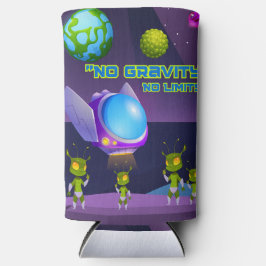 Geen zwaartekracht geen grenzen seltzer blikjeskoeler