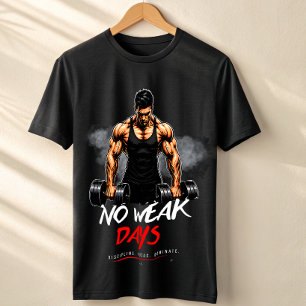 Geen Zwakke Dagen Gym T-Shirt – Wilde Work-Out
