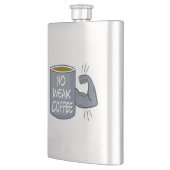 Geen zwakke koffie flacon (Links)