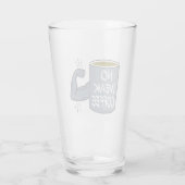 Geen zwakke koffie glas (Achterkant)