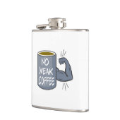 Geen zwakke koffie heupfles (Links)