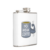 Geen zwakke koffie heupfles (Rechts)
