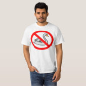 geen zwanen t-shirt (Voorkant volledig)