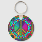 geen zwarte zone gekleurd sleutelhanger (Voorkant)