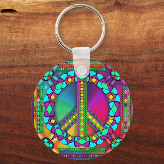 geen zwarte zone gekleurd sleutelhanger (Voorkant)