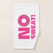 Geen zweet grappig donut ontwerp sport handdoek ca (Handdoek)