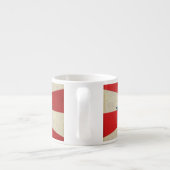 Geëneerde glorie - Rode, witte en blauwe sterren e Espresso Kop (Achterkant)