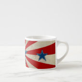 Geëneerde glorie - Rode, witte en blauwe sterren e Espresso Kop (Rechts)