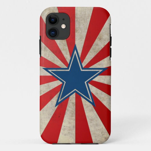 Geëneerde glorie - Rood, wit en blauw Case-Mate iPhone Case (Achterkant)
