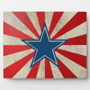 Geëneerde glorie - Rood, wit en blauw Fotoplaat