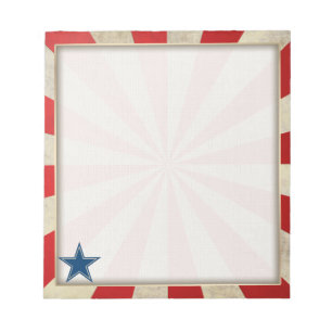 Geëneerde glorie - Rood, wit en blauw Notitieblok