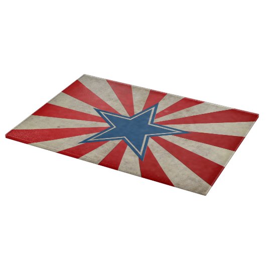 Geëneerde glorie - Rood, wit en blauw Snijplank (Hoek)