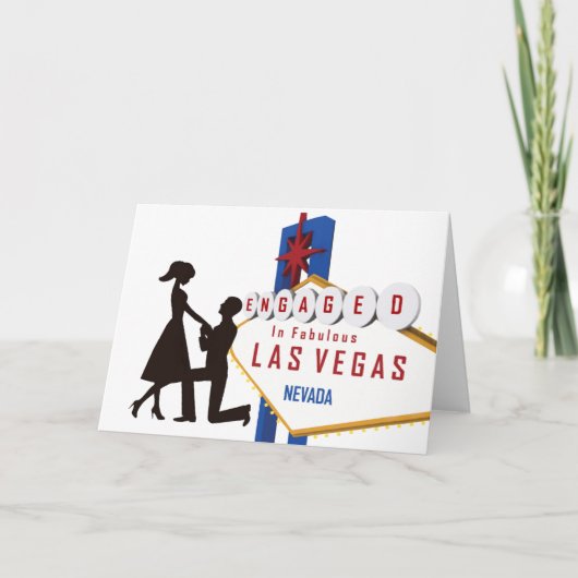 Geëngageerd in Fabulous Las Vegas Kaart (Voorkant)