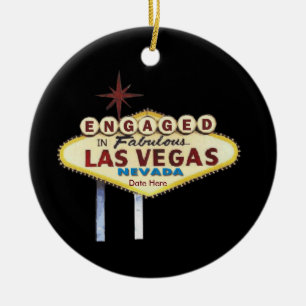 Geëngageerd in Las Vegas Ornament