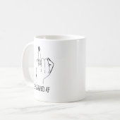 Geëngageerde AF Bride Ring Finger Tassen Geëngagee Koffiemok (Voorkant links)