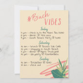 Geëngageerde AF Green & Pink Summer Bachelorette Kaart (Achterkant)