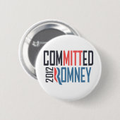 Geëngageerde Romney Ronde Button 5,7 Cm (Voorkant /achterkant)