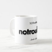 geenprobleem! koffiemok (Voorkant links)
