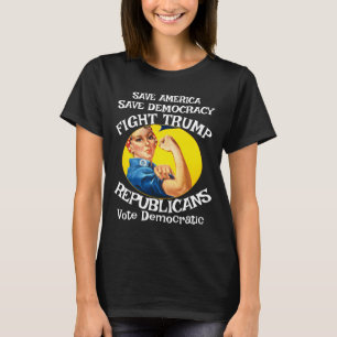 GeenTrump Republikeinse Partij Verjaardag Vakantie T-shirt
