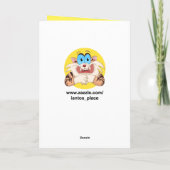 Geërgerde Goudvis (Verjaardag) Kaart (Achterkant)