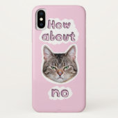 Geërgerde Kat Case-Mate iPhone Case (Achterkant)