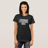 Geërodeerd Tekst Idee Gewichtheffen Conflicterend T-shirt (Voorkant volledig)