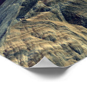 Geërodeerde berg poster (Hoek)