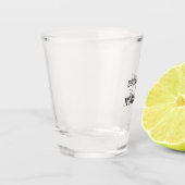 Geëscaleerd naar Nergens Sarcastisch Professionele Shot Glas (Links)
