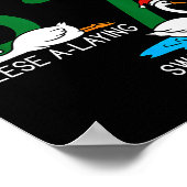 Geese A Laying Swans A Swimming 67 Six Geese Seven Poster (Hoek)