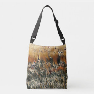 Geese en Duck Roam Art Crossbody Tas