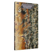 Geese en Duck Roam Art Klembord (Rechts)