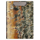 Geese en Duck Roam Art Klembord (Voorkant)