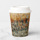 Geese en Duck Roam Art Papieren Bekers (Achterkant)