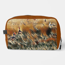 Geese en Duck Roam Art Toilettasje